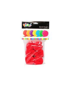 FESTON ROJO SET6U /120