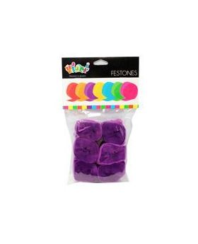 ST 6 FESTONES MORADO /120