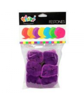 ST 6 FESTONES MORADO /120