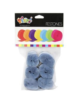 FESTON AZUL SET6U /120