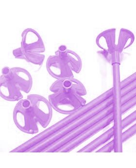 VARILLA PARA GLOBO COLOR LILA SET100U /60