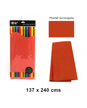 MANTEL FIESTA NARANJA 274x137 /72