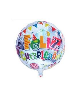 GLOBOS HELIO FELIZ CUMPLEAÑOS NIÑO 2 1UN/480