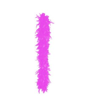 COLLAR PLUMA ROSA FUERTE/72