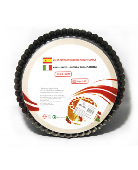 MOLDE DESMOLTABLE REDONDO 20 CMS /1000