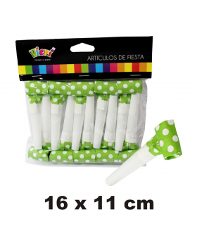 PITO BOA X10 POLKA PISTACHO/100