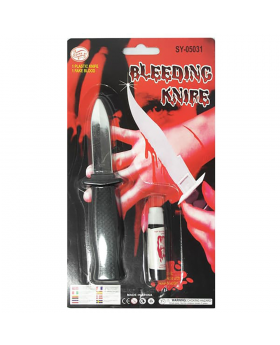 CUCHILLO FALSO C/SANGRE /720 AG 10B