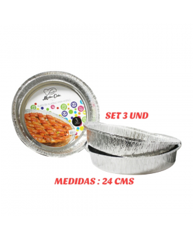 SET 3 MOLDE ALUMINIO/72