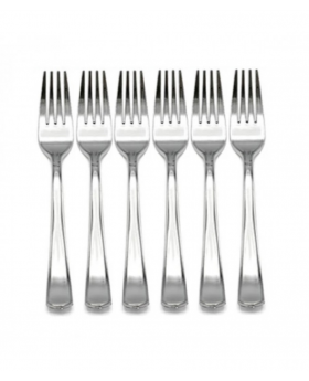 TENEDOR PLATA X12 /100