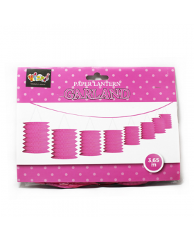 GUIR. LAMPARA 3,65MT FUCSIA/120