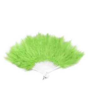 ABANICO PLUMA PISTACHO/100