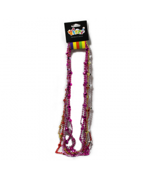 COLLAR PERLADO CORAZON 1/100