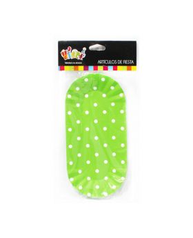 COMPLETEROS CARTON POLKA PISTACHO SET10U /100