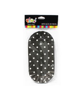 COMPLETEROS CARTON POLKA NEGRO SET10U /100