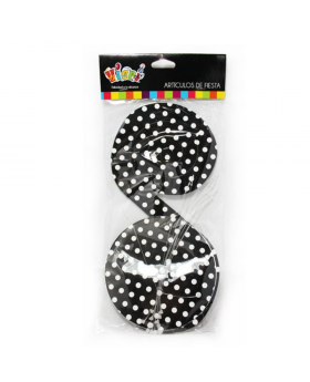 ST ESPIRAL POLKA NEGRO/120