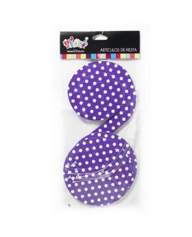 SET ESPIRAL POLKA MORADO/200