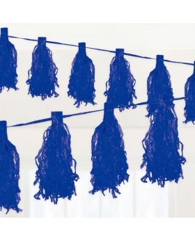 GUIRNALDA POMPONES AZUL/500