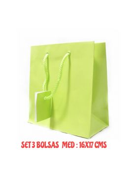SET 3 BOLSITAS REGALO PISTACHO/120