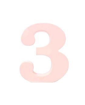 NUMERO 3 ROSADO/120