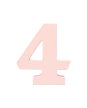 NUMERO 4 ROSADO/120