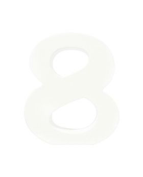 NUMERO 8 BLANCO/120