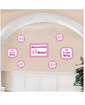BANNER PARED BABY SHOWER ROS./100