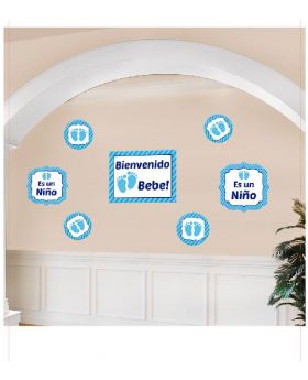 BANNER PARED BABY SHOWER CEL/100