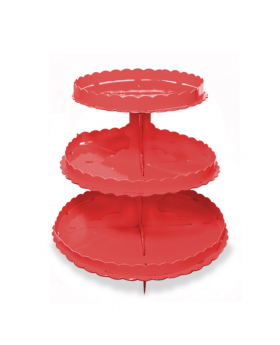 STAND CUPCAKE ROJO/50
