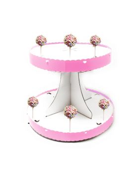 STAND POPS ROSADO/100