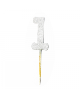 NUMEROS CON GLITTER #1/200