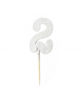 NUMEROS CON GLITTER #2/200