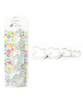 SET CORTADOR FONDANT CABALLITO/72
