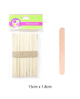 PALO HELADO JUMBO NATURAL 150x18MM SET50U /100