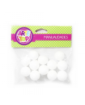 SET 12 ESFERA PLUMAVIT 2,5 CMS/200