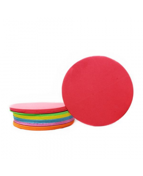 SET X 24 PCS GOMA EVA CIRCULO/100