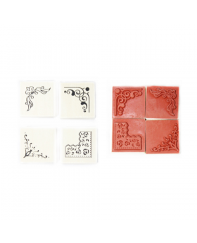 SET TAMPONES DECO ESQUINAS/100