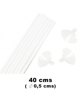 ST 20UN VARILLA GLOBO BLANCO /300