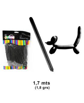 ST 25UN GLOBO LISOS FIGURA NEGRO /200