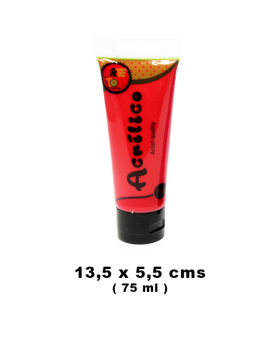 PINTURA ACRILICA 75ML ROJO /72