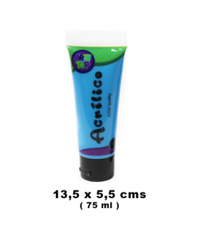PINTURA ACRILICA CELESTE/72