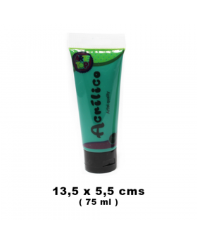 PINTURA ACRILICA 75ML VERDE /72