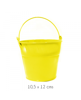 BALDE AMARILLO 12 CM DIAMETRO /120