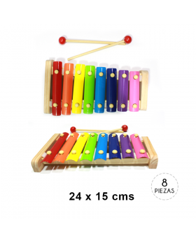 XILOFONO INFANTIL 8 NOTAS /100