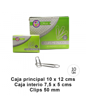 CLIP METALICO REDONDO 50MM SET50U /200