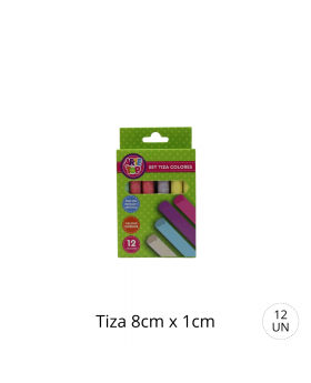 TIZA 12 COLORES /288