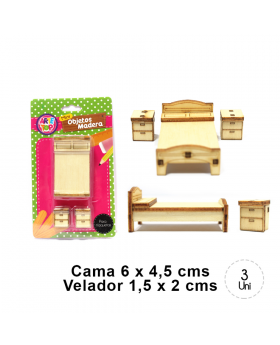MAQUETA DORMITORIO MATRIMONIAL/360
