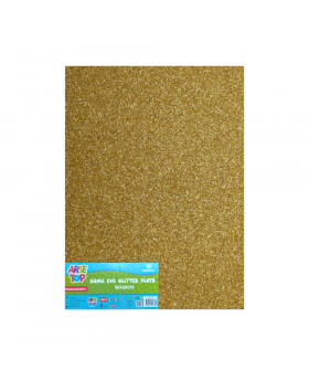 GOMA EVA GLITTER 40X60CM ORO 10PCS/25