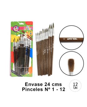 ST PINCEL ESPATULADO MADERA/480