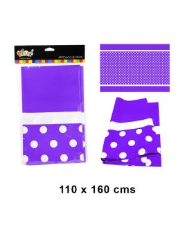 MANTEL POLKA LILA 160x110CM /100
