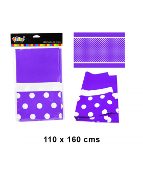 MANTEL POLKA LILA 160x110CM /100